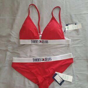 Brand new Tommy Hilfiger red two-piece (size XL)